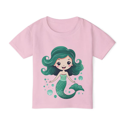 Teal Mermaid Heavy Cotton™ Toddler T-shirt