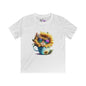 Cool Sunflower Kitten 1 Youth Softstyle Tee