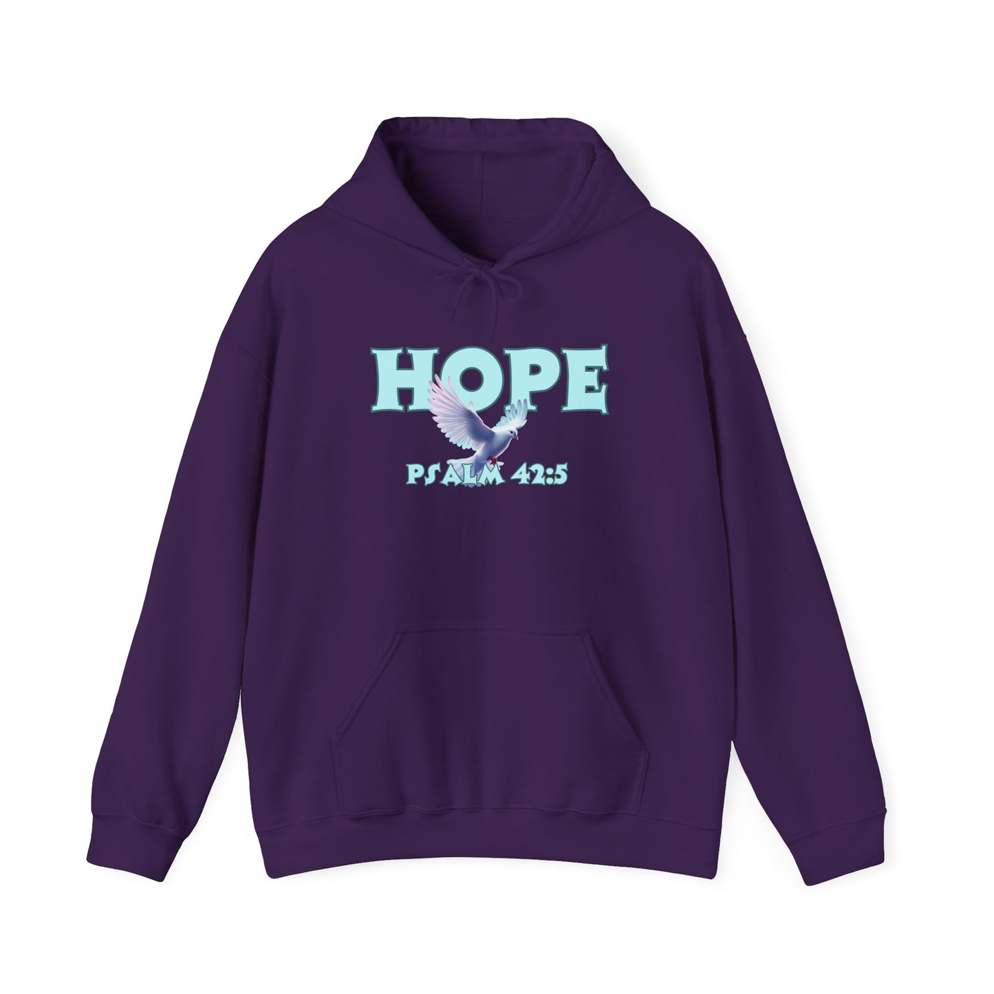 HOPE Psalm 42:5 Heavy Blend™ Hooded Sweatshirt