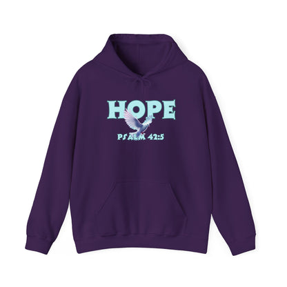 HOPE Psalm 42:5 Heavy Blend™ Hooded Sweatshirt