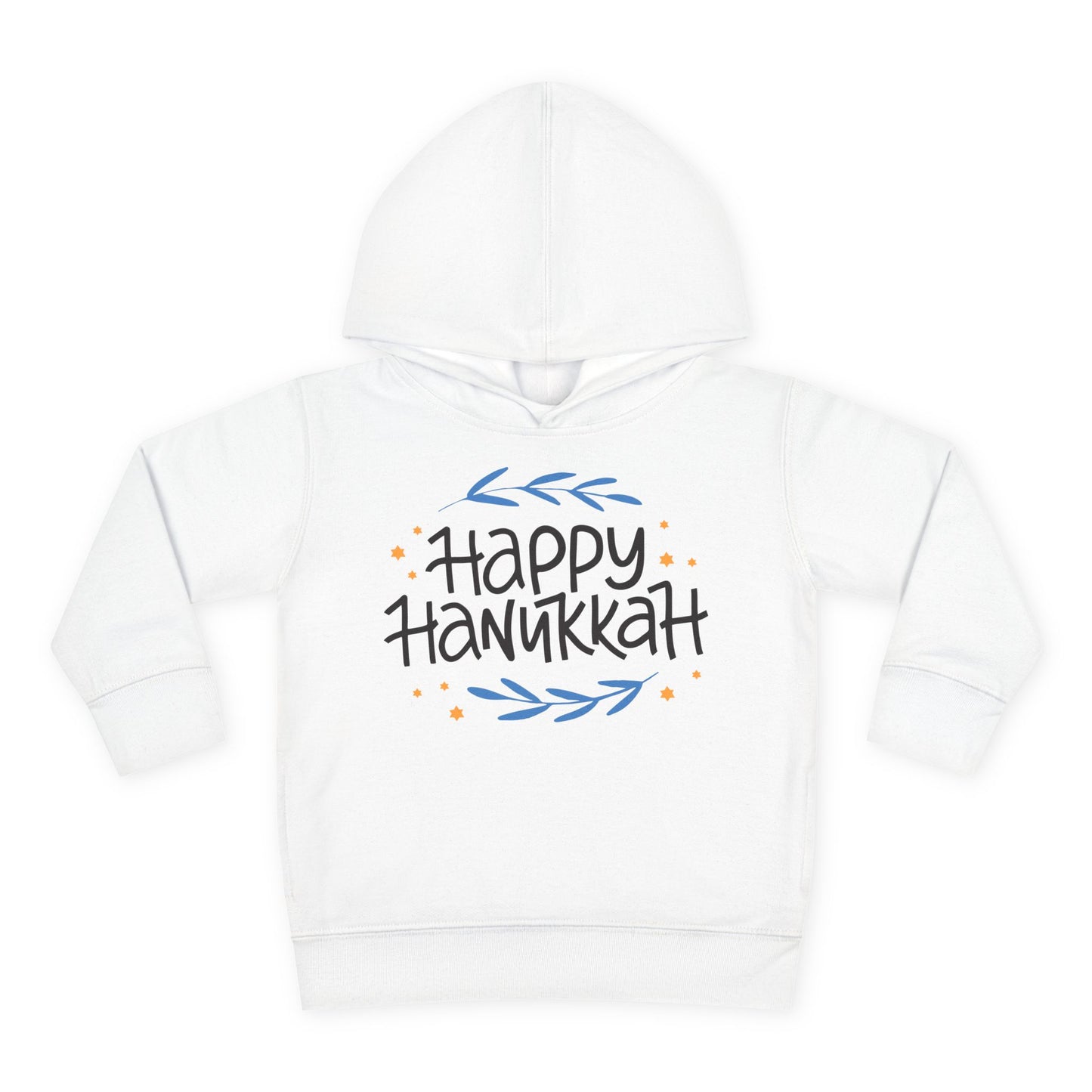 Happy Hanukkah 2 Toddler Pullover Fleece Hoodie