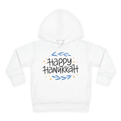 Happy Hanukkah 2 Toddler Pullover Fleece Hoodie