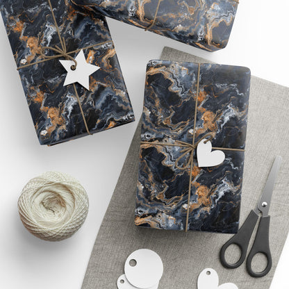 Moonspill Marble Wrapping Paper