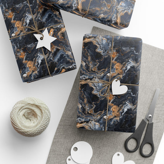 Moonspill Marble Wrapping Paper