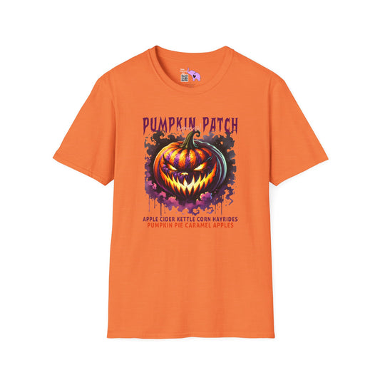 Creepy Pumpkin Patch Adult T-shirt
