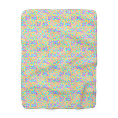 Dreamsicle Camo Fleece Blanket