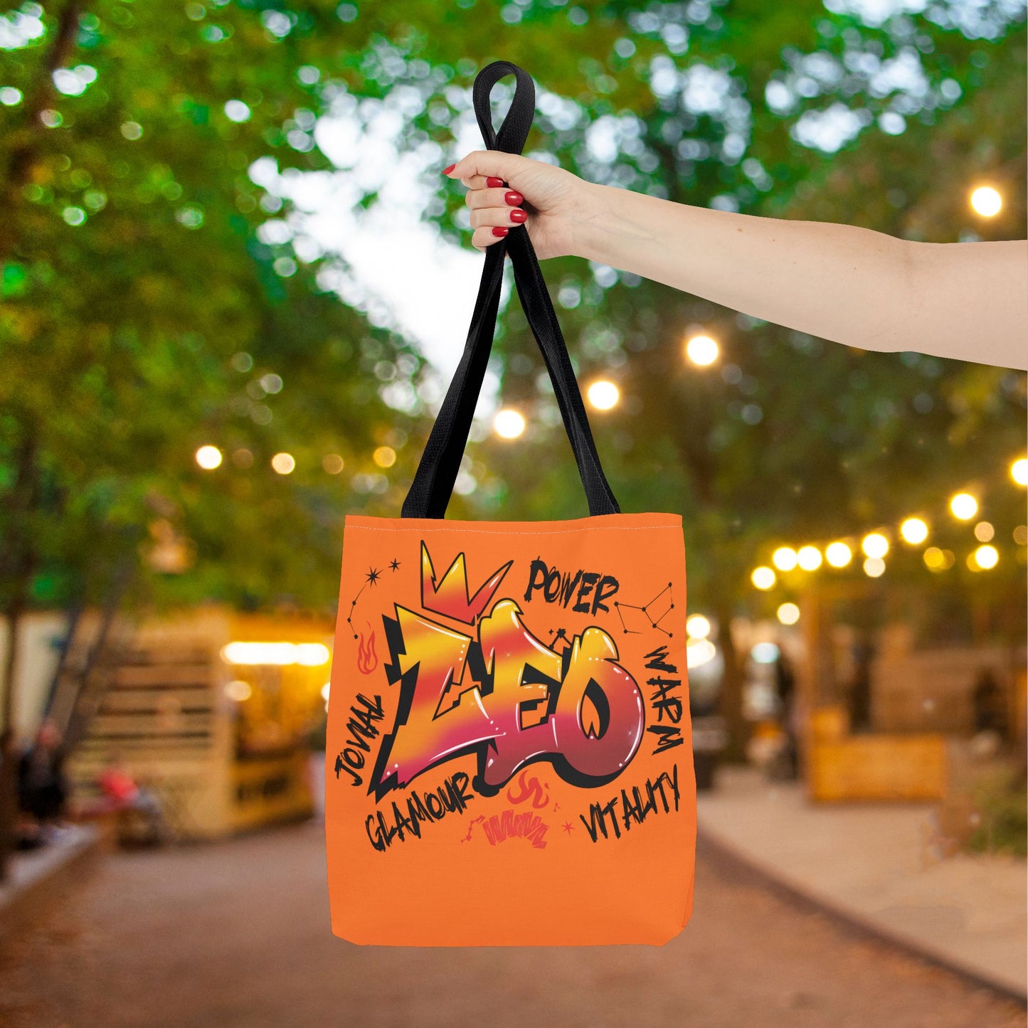Leo Street Art Canvas Tote Bag