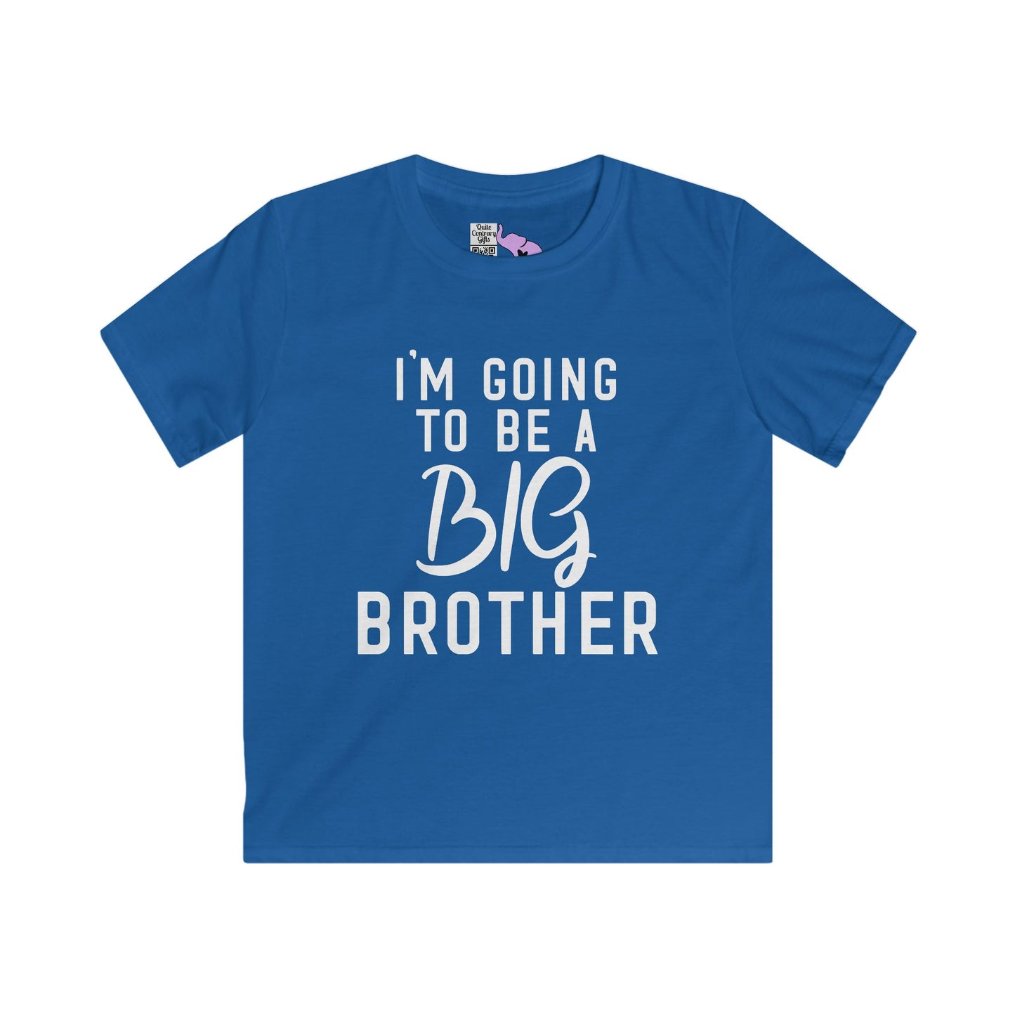 I'm Going to be a Big Brother (Script) Youth Softstyle Tee