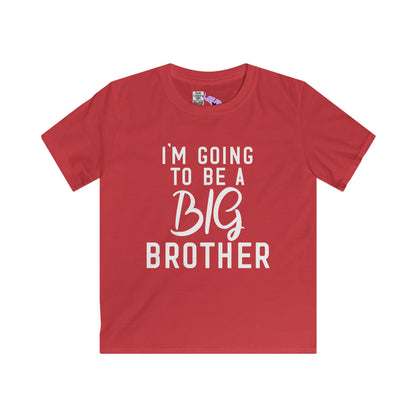 I'm Going to be a Big Brother (Script) Youth Softstyle Tee