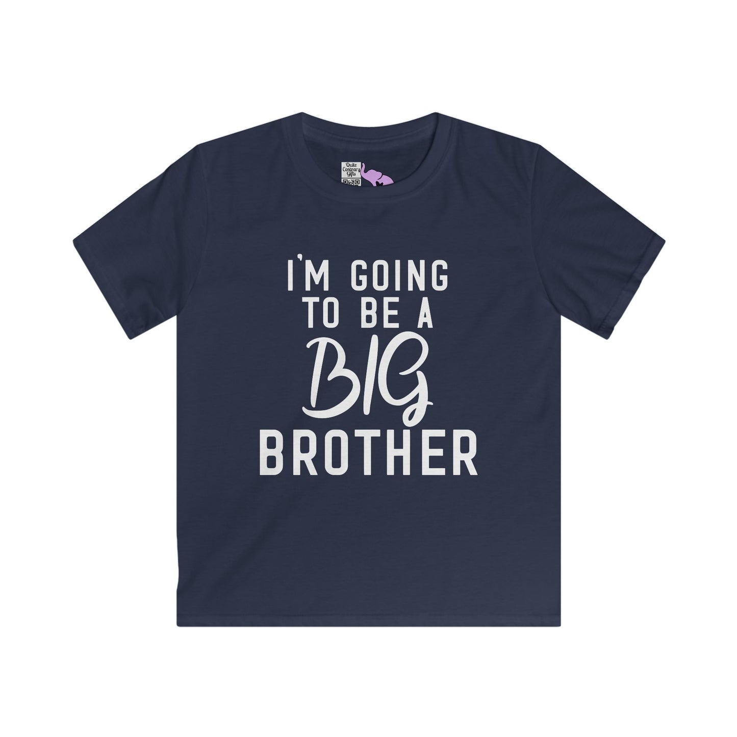 I'm Going to be a Big Brother (Script) Youth Softstyle Tee