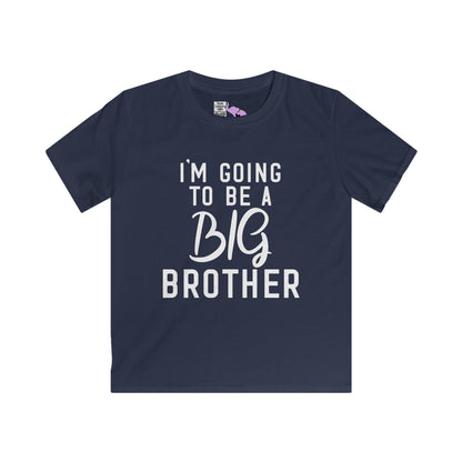 I'm Going to be a Big Brother (Script) Youth Softstyle Tee