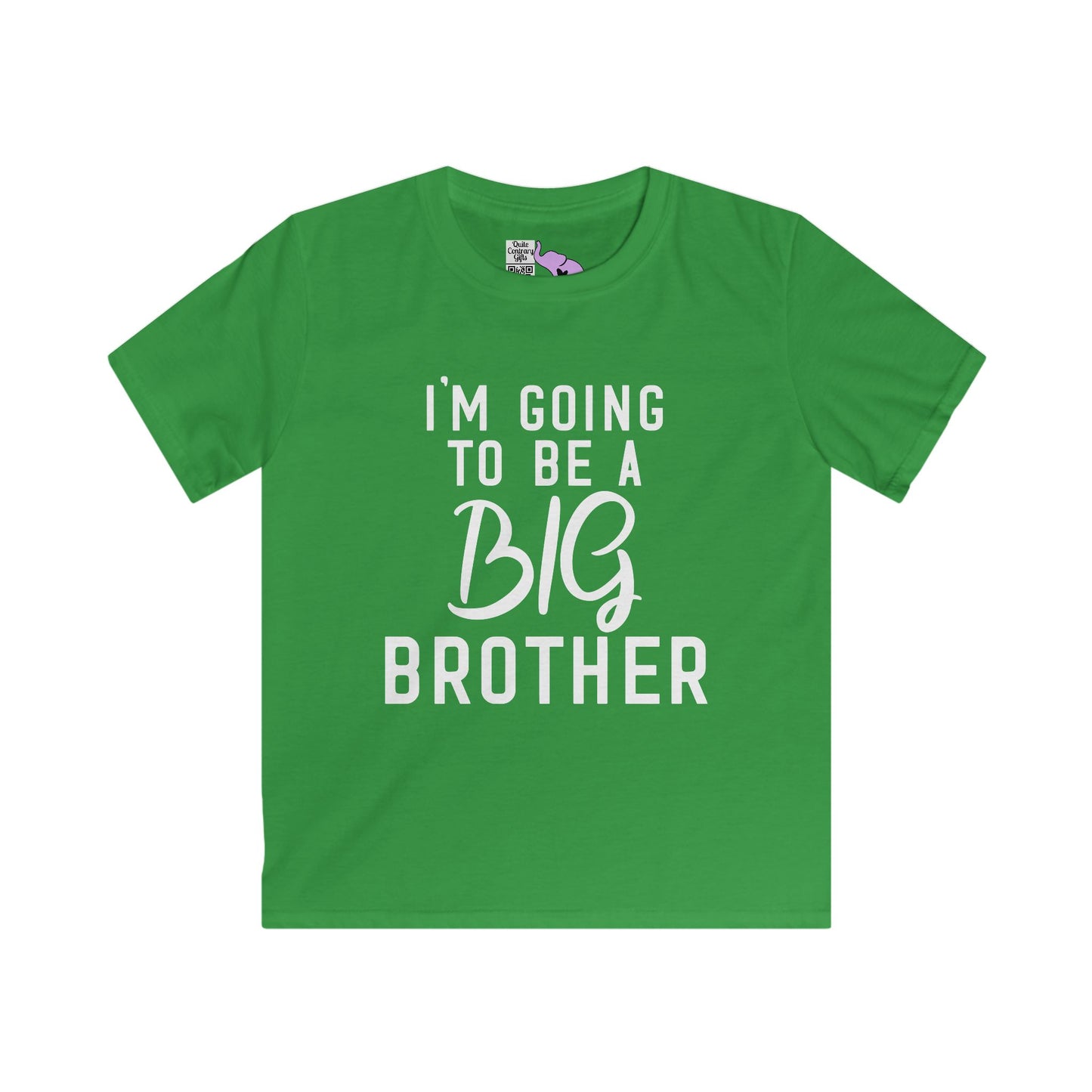 I'm Going to be a Big Brother (Script) Youth Softstyle Tee