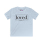 Loved Romans 5:8 Youth Softstyle Tee