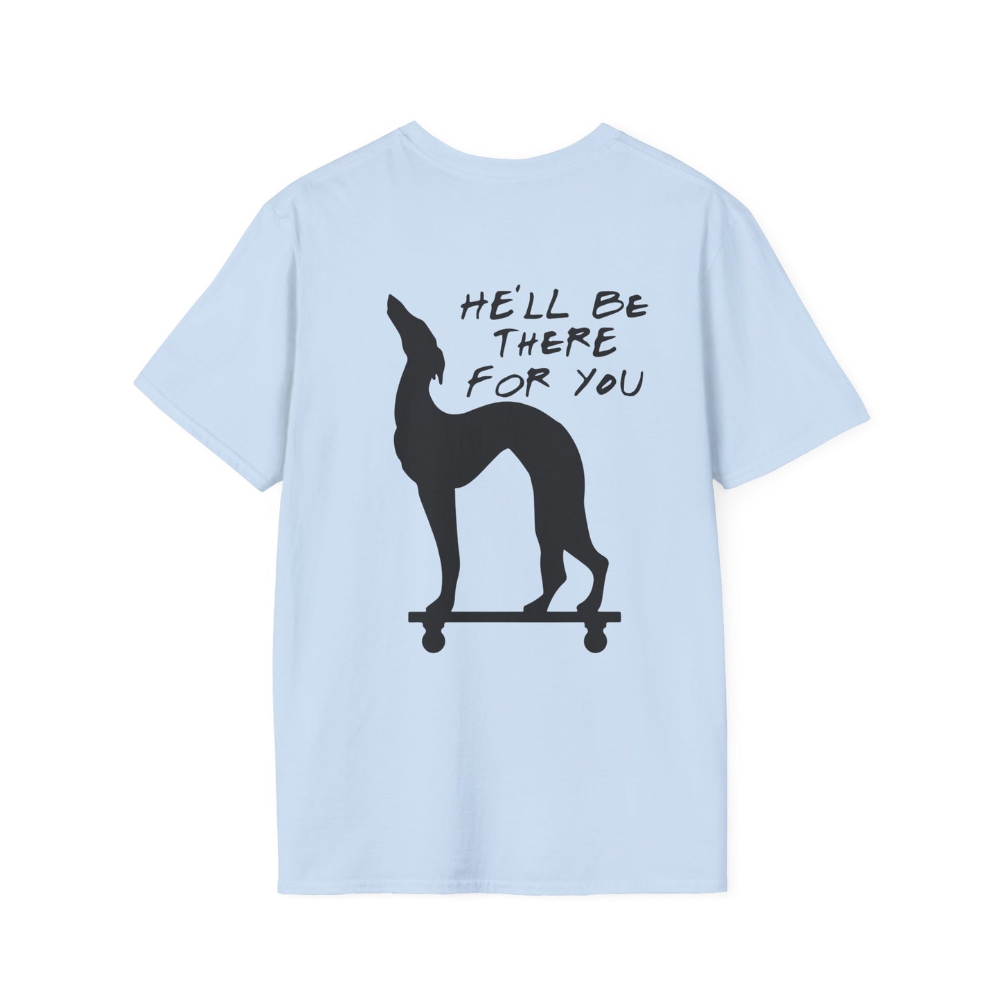 Friends; Dog Statue He'll Be There For You Adult T-shirt