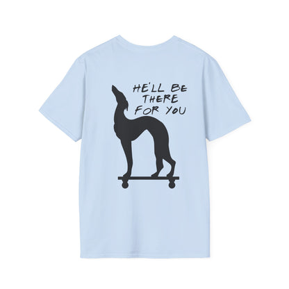 Friends; Dog Statue He'll Be There For You Adult T-shirt