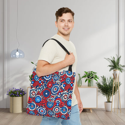 Patriot Pulse Canvas Tote Bag