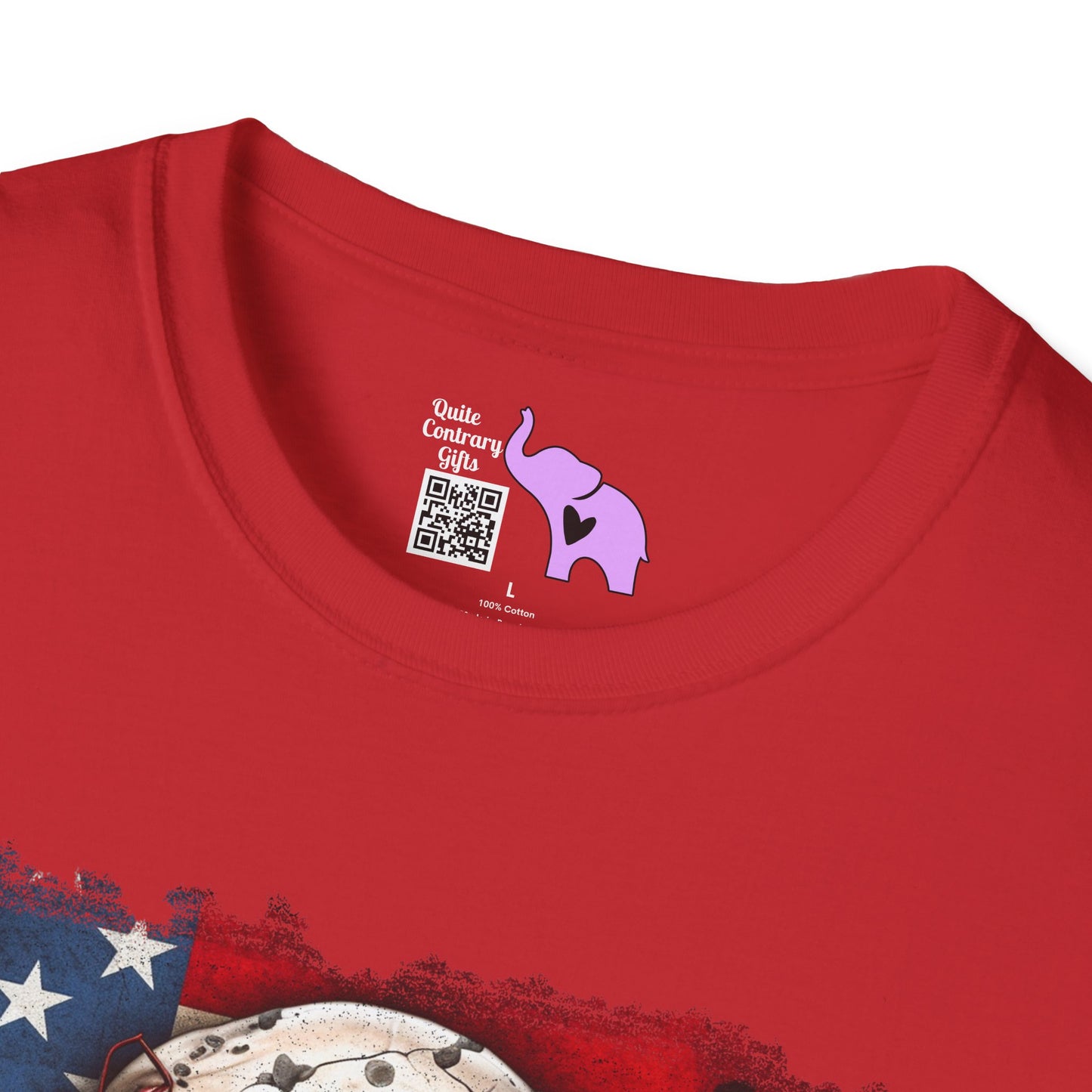 America Skull Adult T-shirt