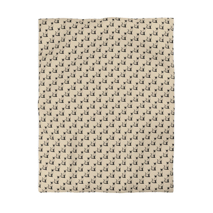 Siamese Charm – Sandy Dune Microfiber Duvet Cover