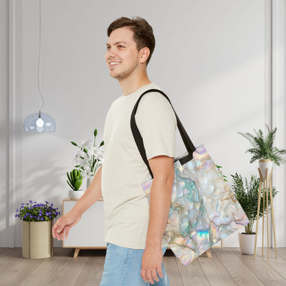Green Opalescent Dreams Canvas Tote Bag
