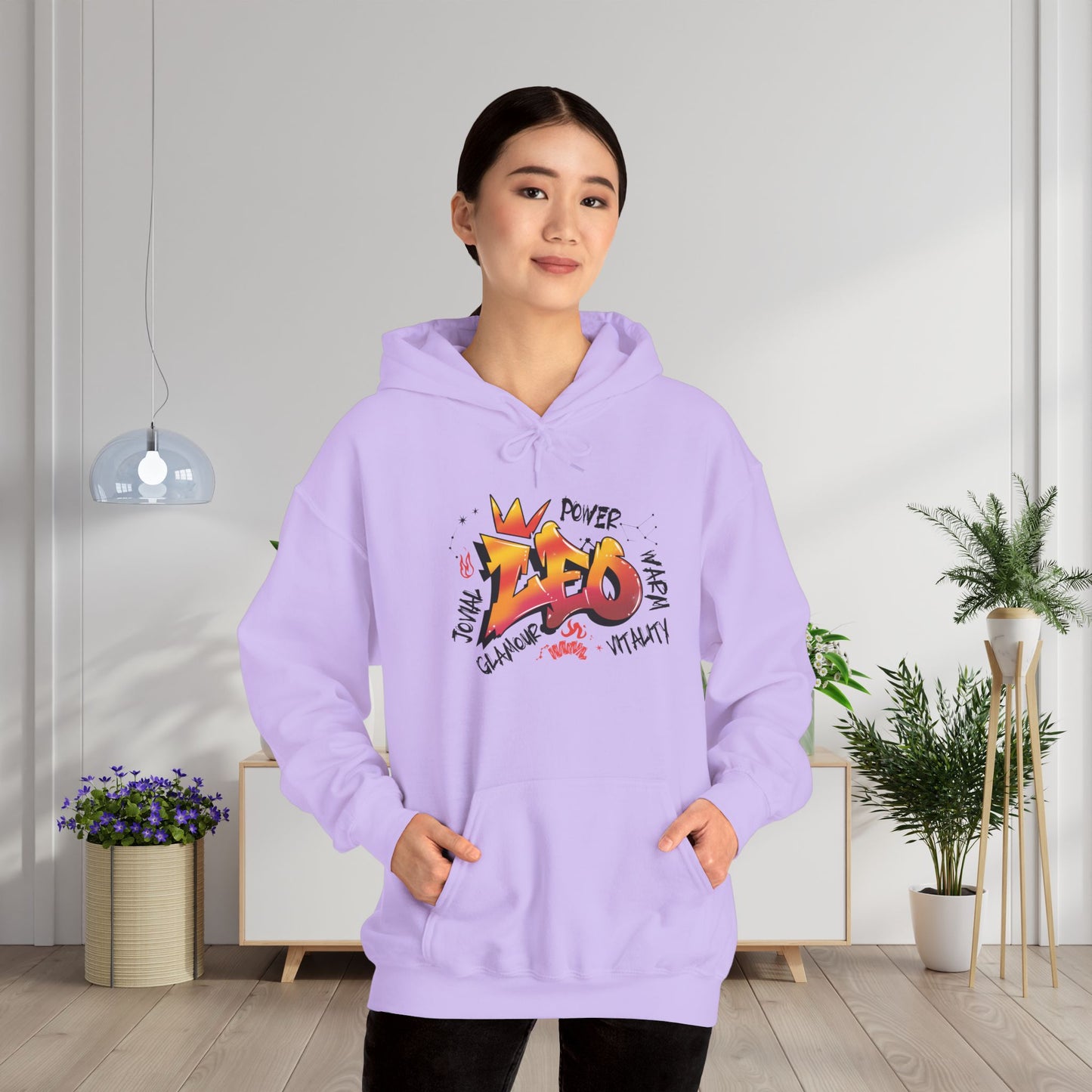 Leo Street Art Heavy Blend™ Hooded Sweatshirt