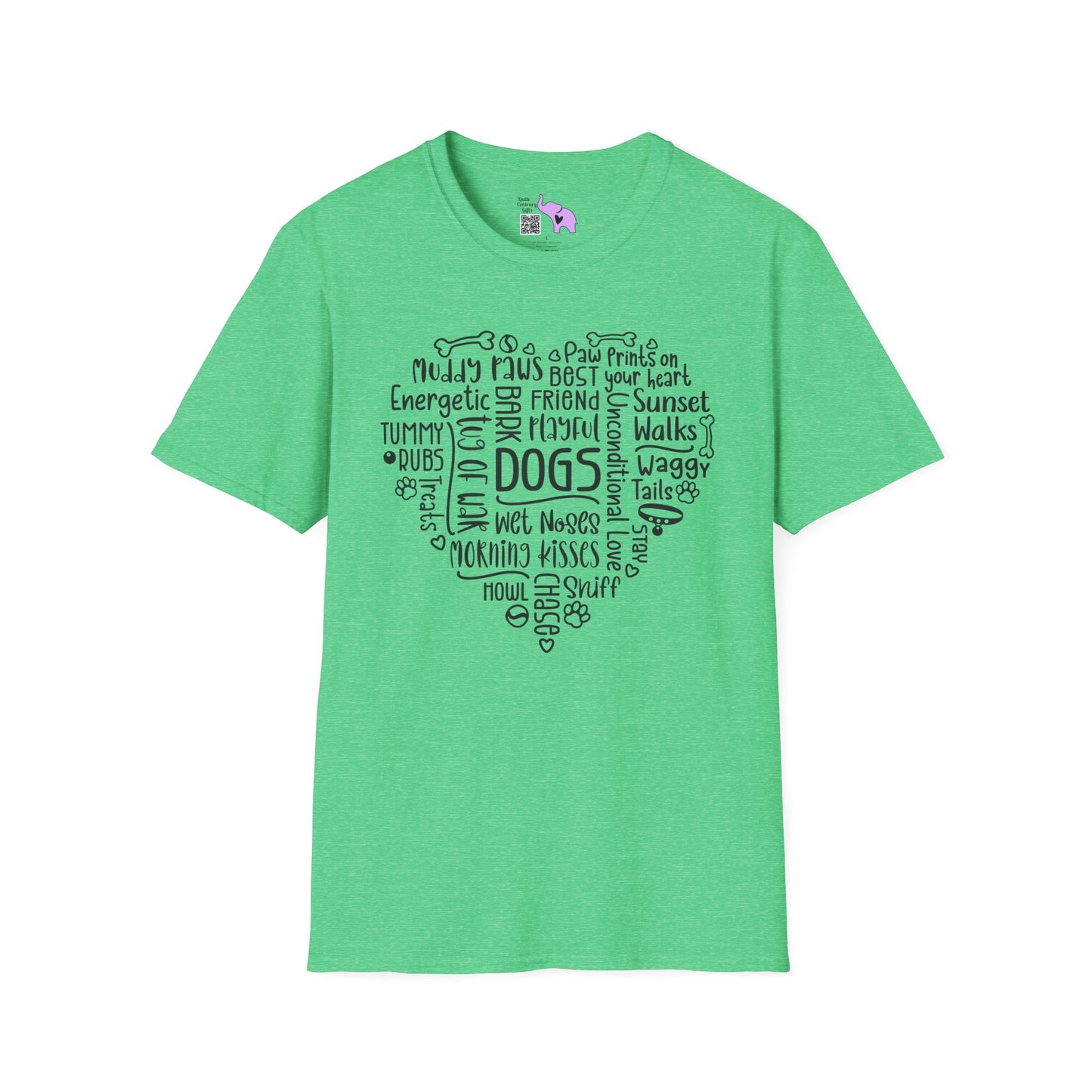 Dogs Heart Adult T-shirt