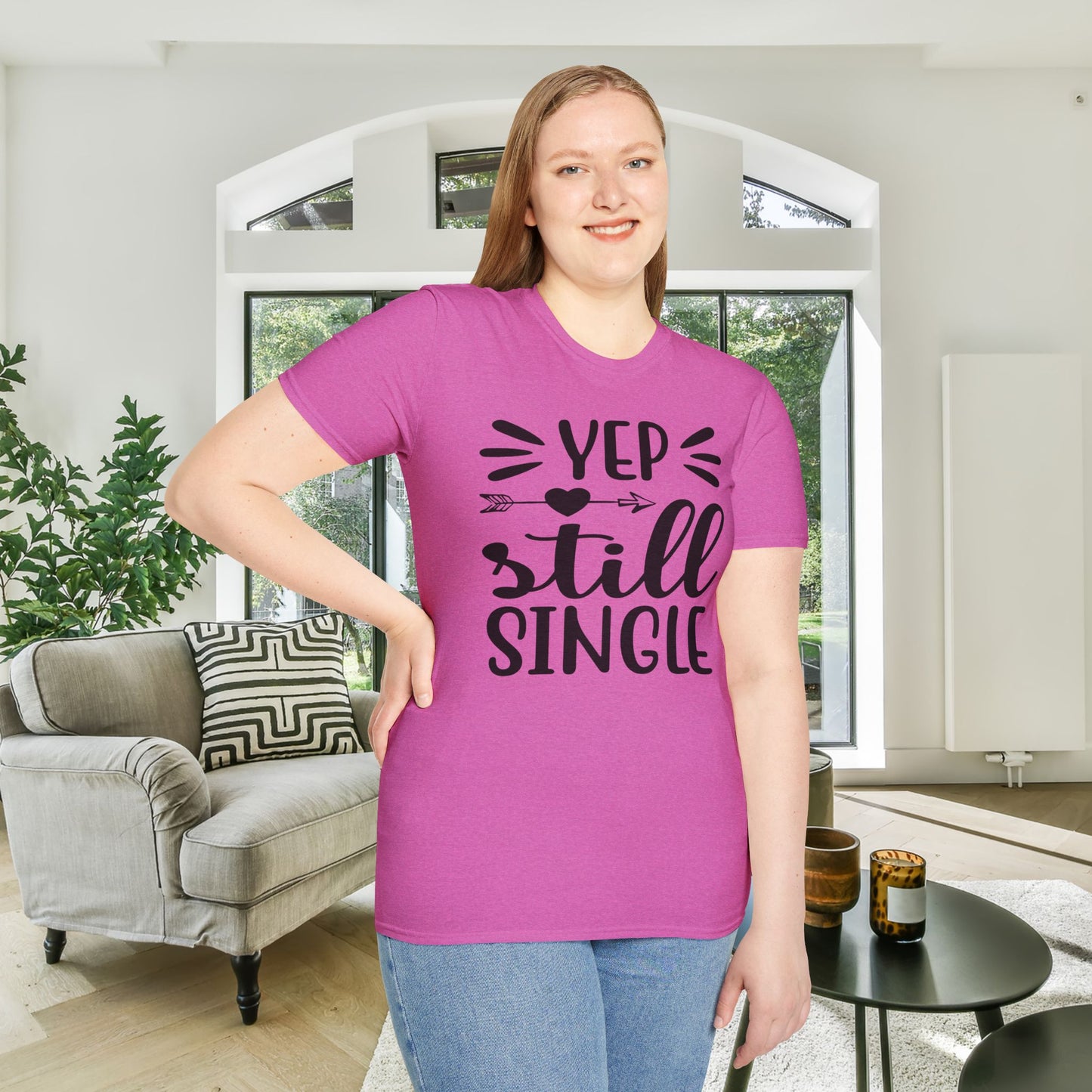 Yep Still Single Adult T-shirt