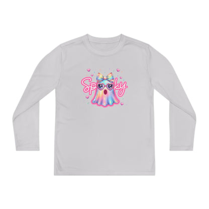 Spooky Pastel Ghost Youth Long Sleeve Tee