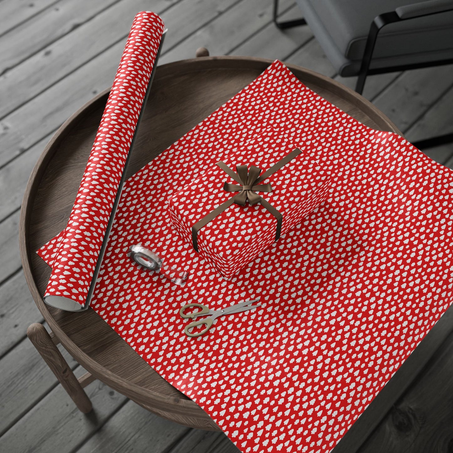 Festive Silhouettes Wrapping Paper