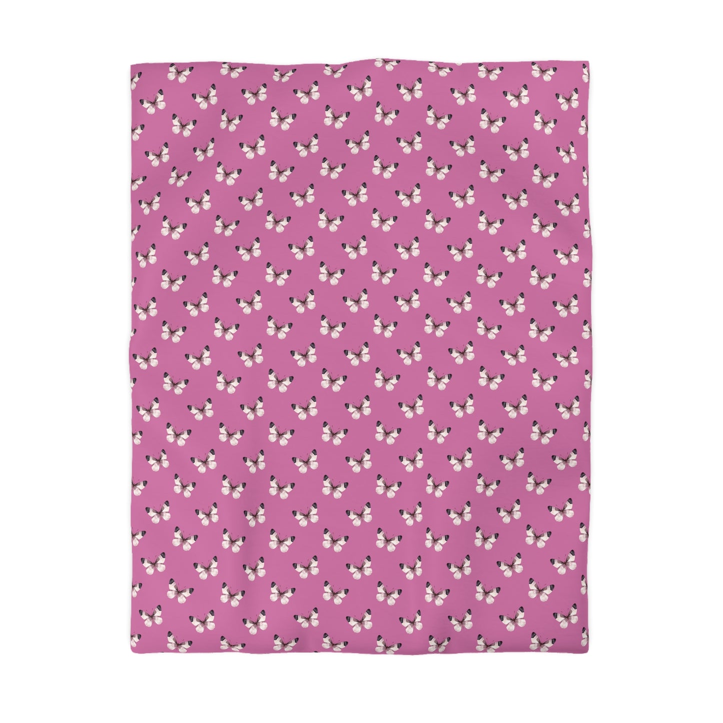 Blush Flutter Microfiber Duvet Cover