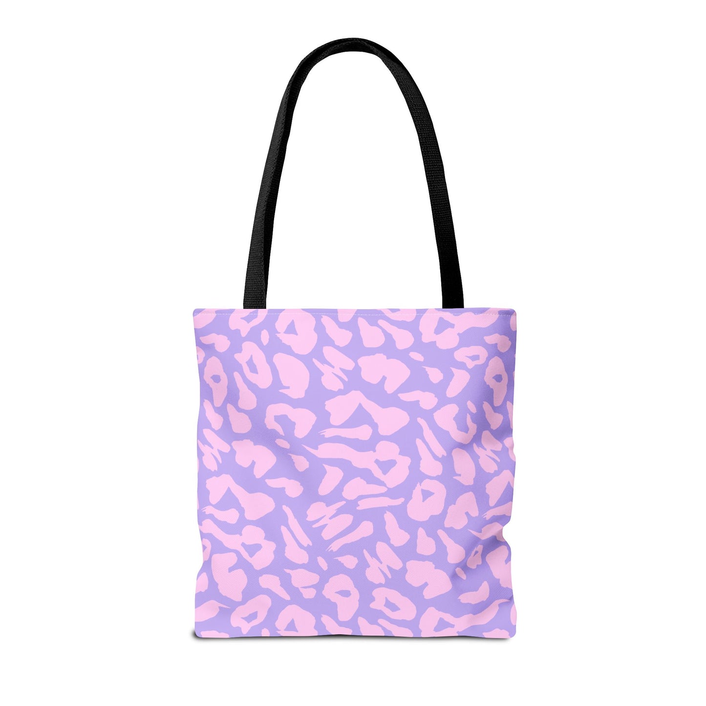 Cotton Candy Cheetah Print Canvas Tote Bag
