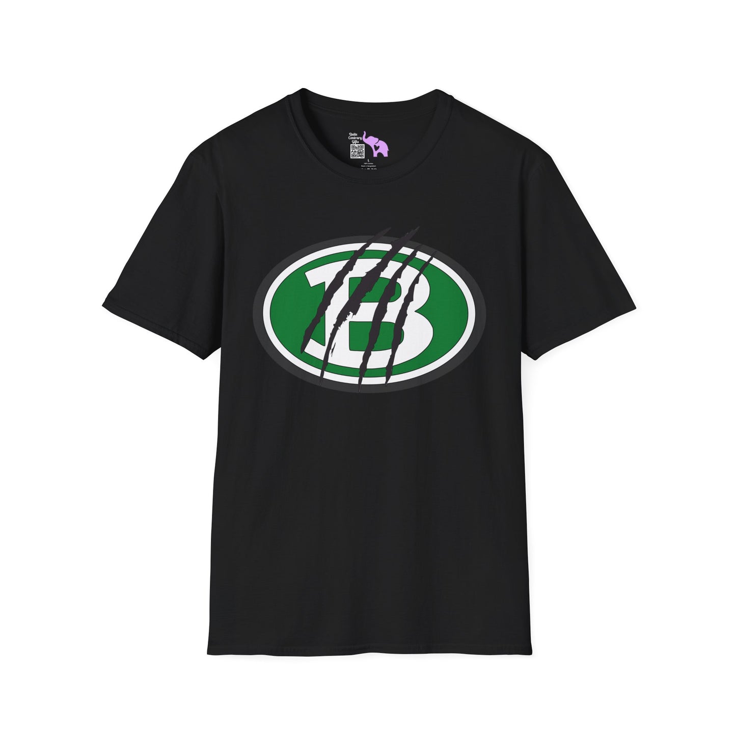 Brenham ISD Logo w/Claw Marks Adult T-shirt