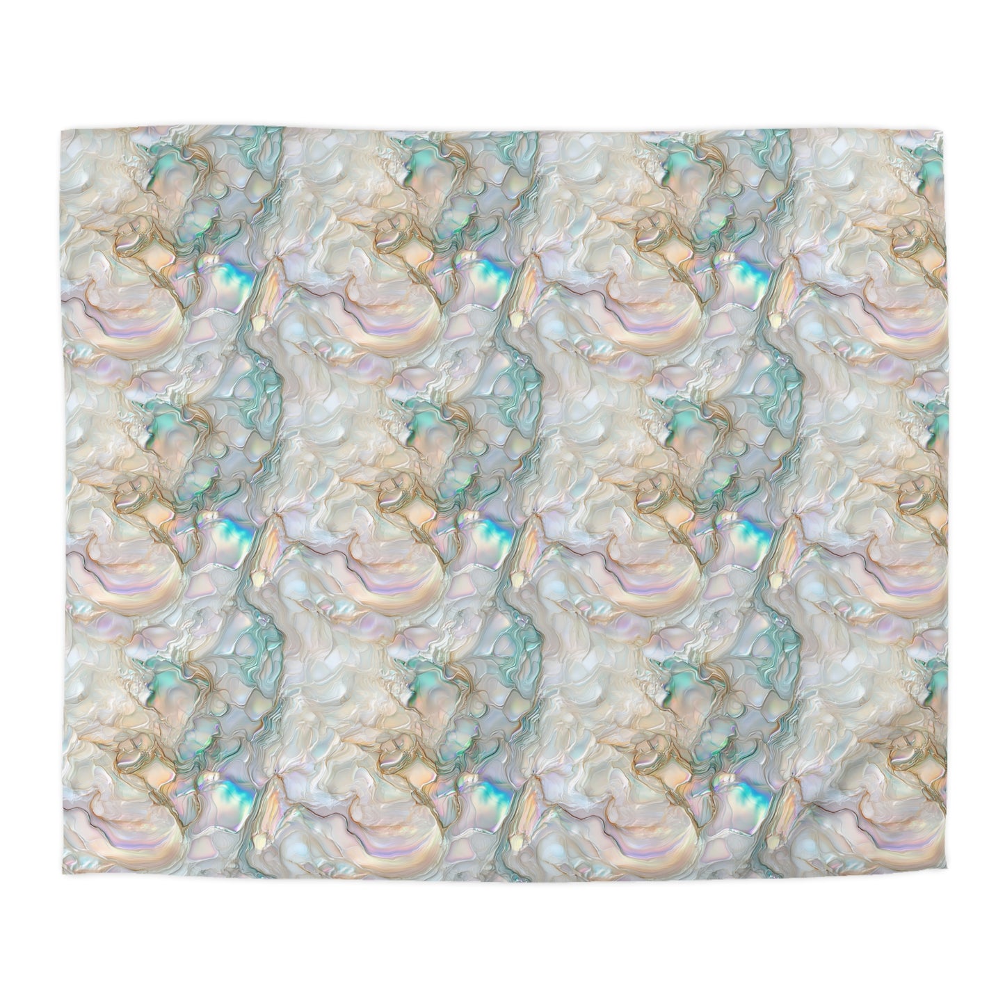 Green Opalescent Dreams Duvet Bedding Set