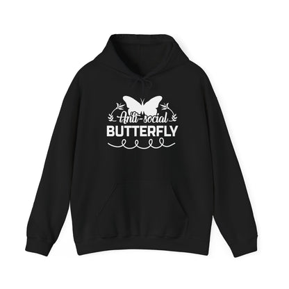 AntiSocial Butterfly Heavy Blend™ Hooded Sweatshirt