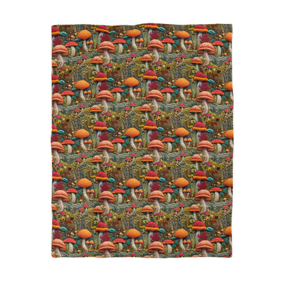 Enchanted Caps Microfiber Duvet Cover