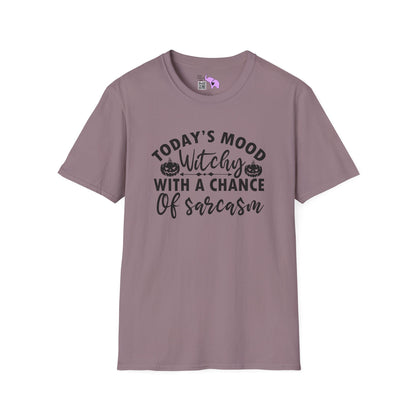 Today's Mood Witchy With A Chance of Sarcasm Adult T-shirt