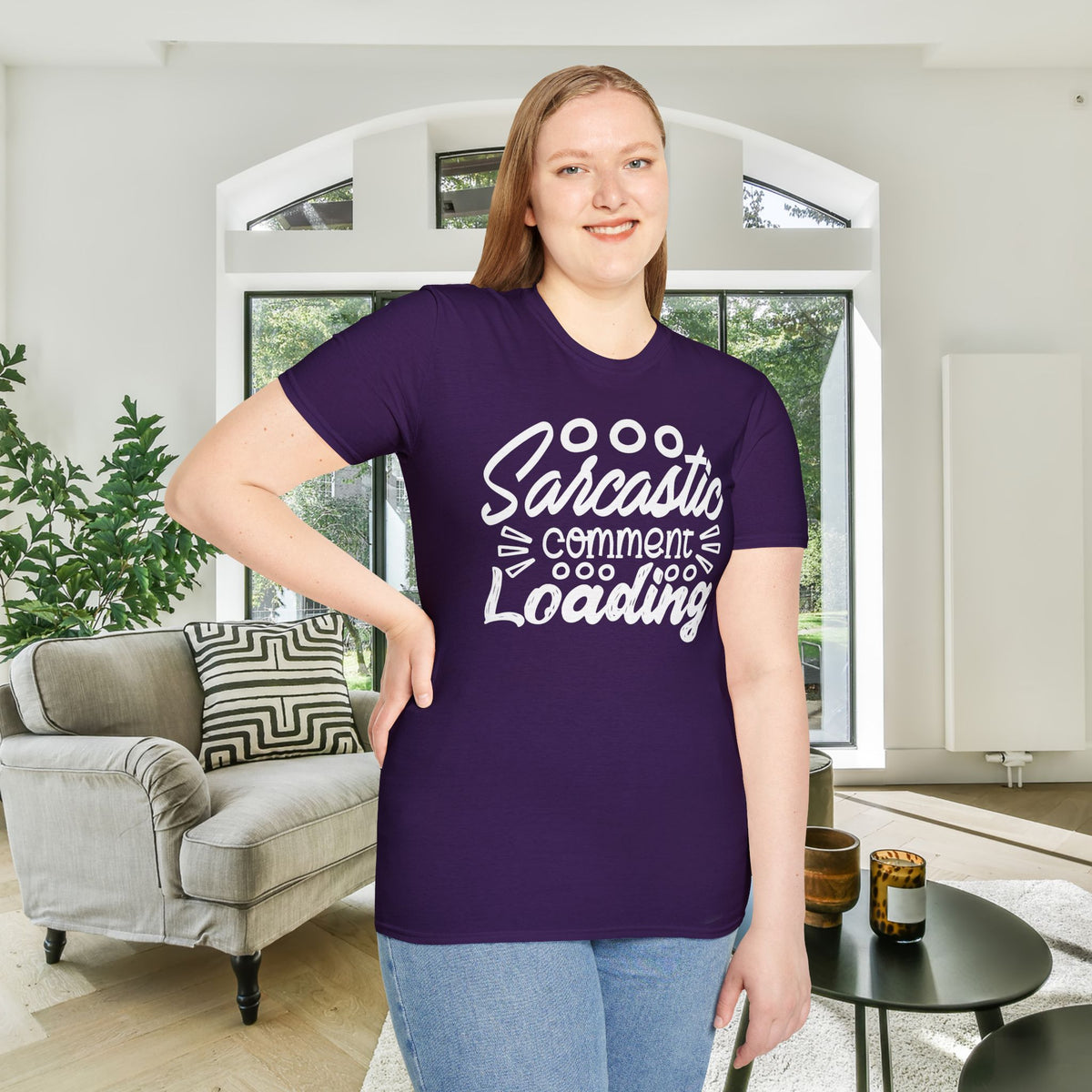 Sarcastic Comment Loading Adult T-shirt