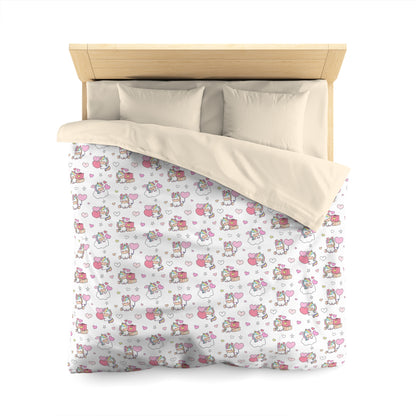 Unicorns of Love Microfiber Duvet Cover