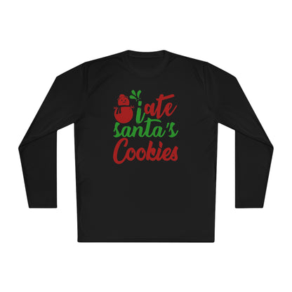 I Ate Santa's Cookies Adult Long Sleeve Tee