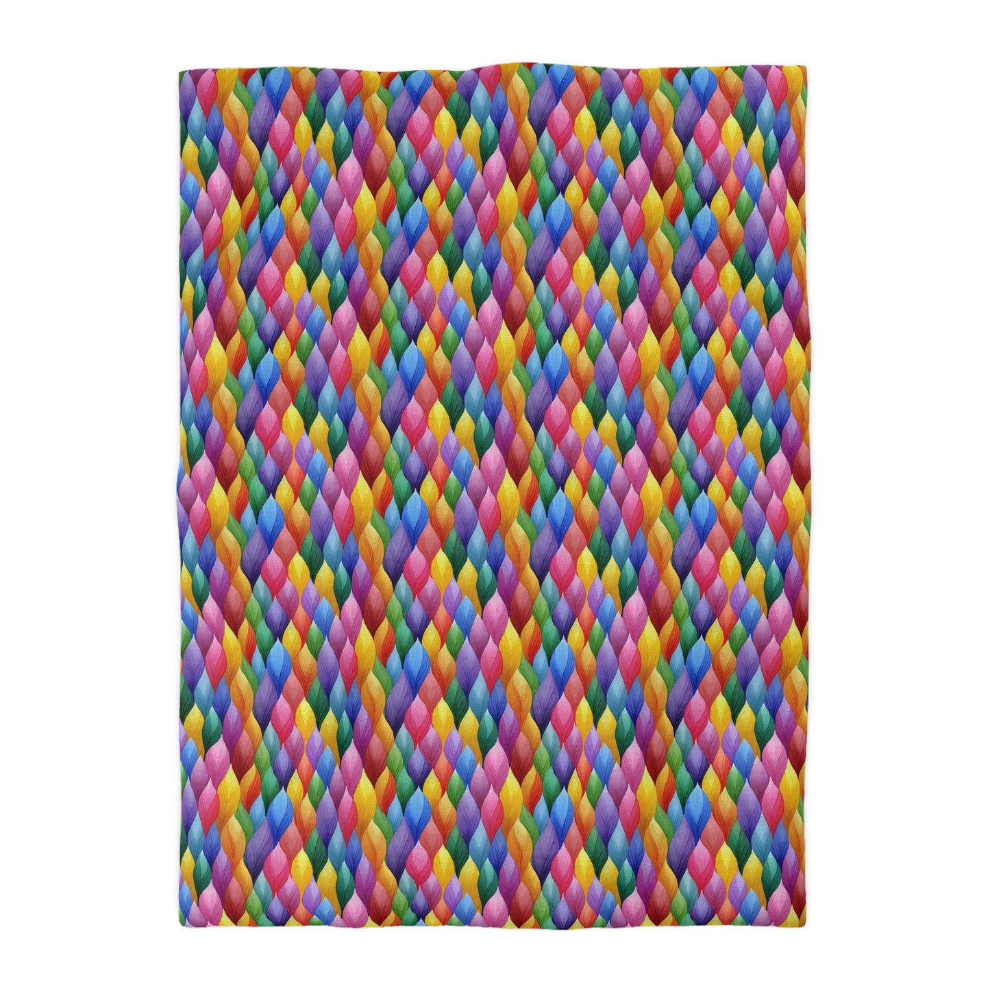 Vivid Vortex Microfiber Duvet Cover
