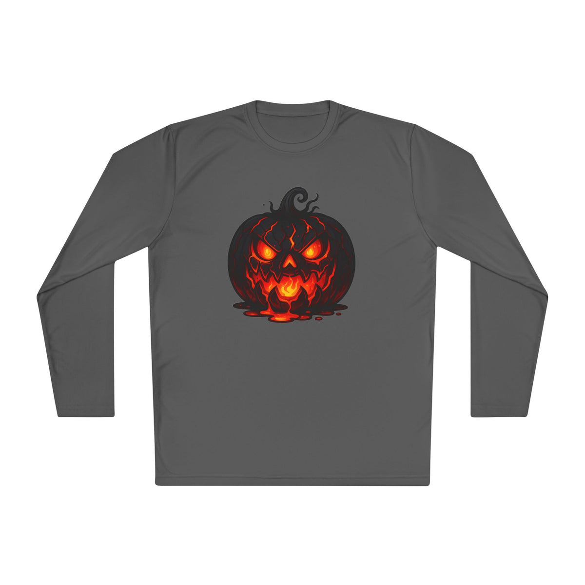 ""Inferno Jack-O’-Lantern Adult Long Sleeve Tee