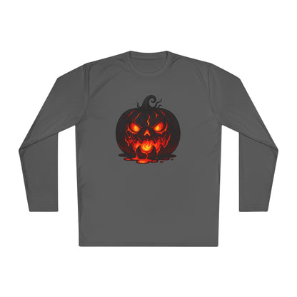 ""Inferno Jack-O’-Lantern Adult Long Sleeve Tee