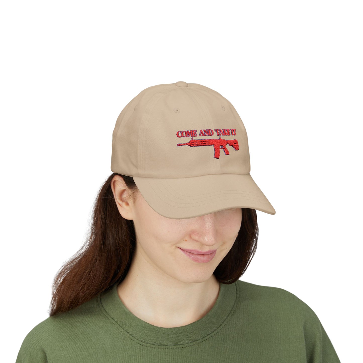 Come & Take It Embroidered Classic Dad Cap