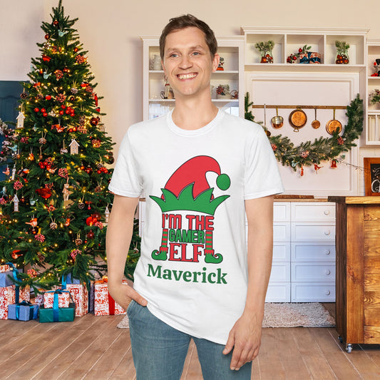 I'm The Gamer Elf Personalized Adult T-shirt