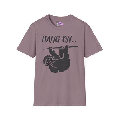 Hang On (Sloth) Adult T-shirt