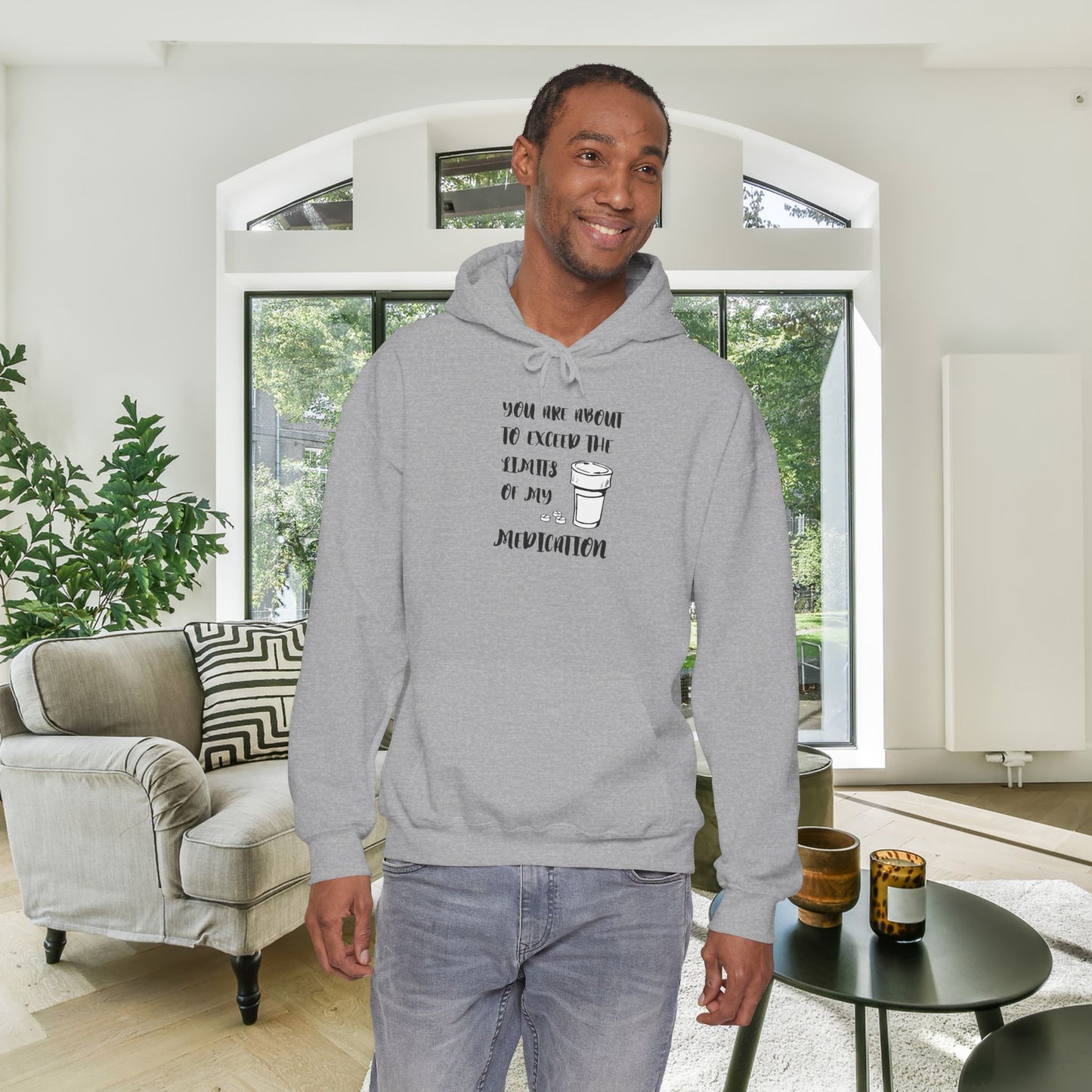 You Are About To Exceed the Limits of My Medication Heavy Blend™ Hooded Sweatshirt