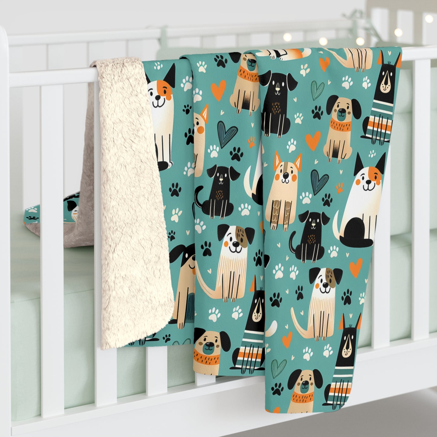 Happy Hounds Fleece Blanket