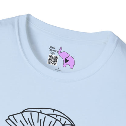 Faith (Vertical, Floral) Adult T-shirt