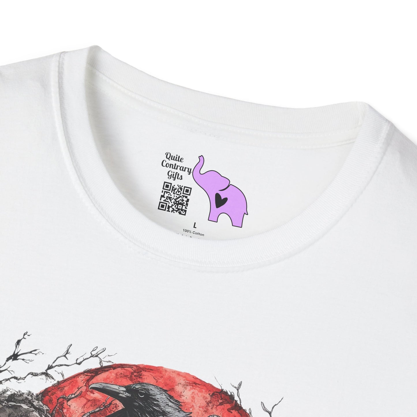 Halloween Graveyard w/Skull Adult T-shirt