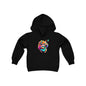 Colorful Guitar Kitten Youth Hoodie