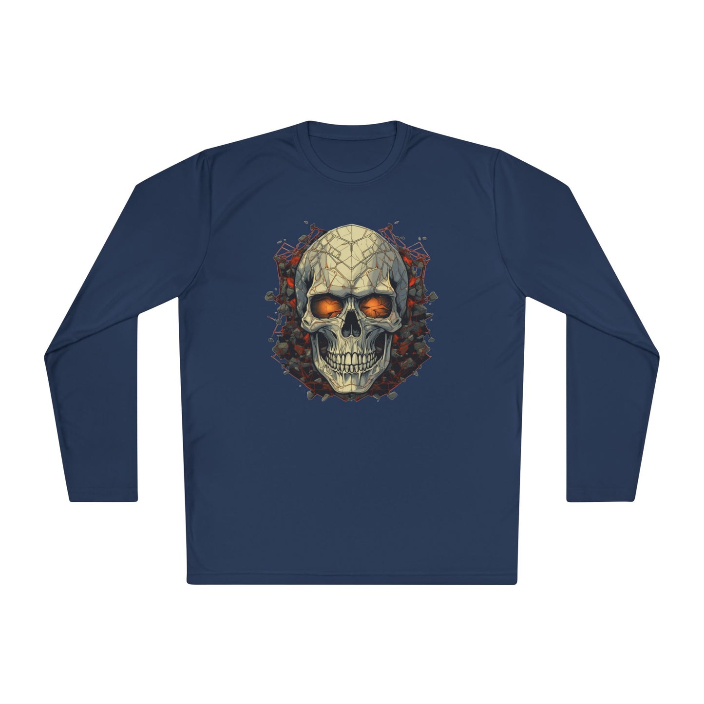 Creepy Bones 9 Adult Long Sleeve Tee